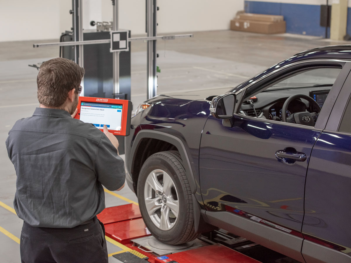 hunter safety system alignment adas calibration forward-facing sensor calibration