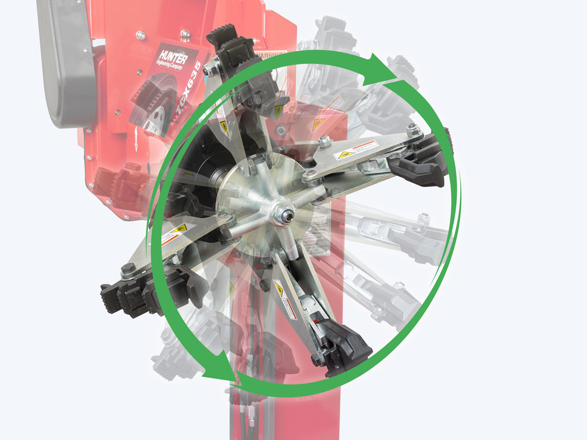 hunter tcx635hd clamp rotation